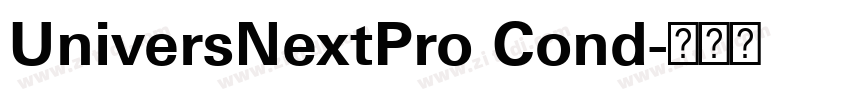 UniversNextPro Cond字体转换